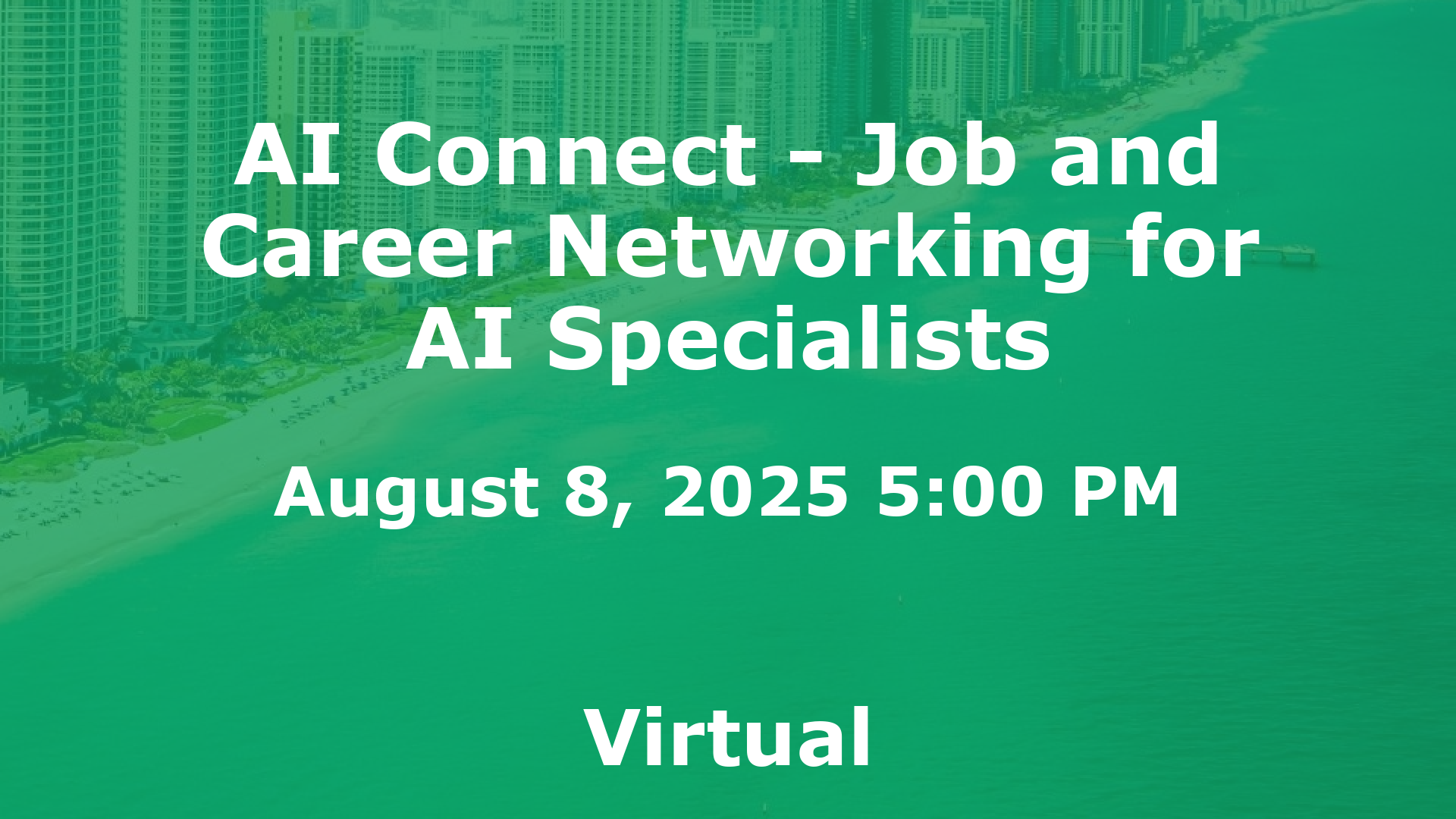 AI Connect - Job and Career Networking for AI Specialists event image